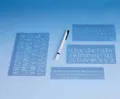 WEDO® 7012 Schriftschablonen-Set (5, 10, 20 mm)