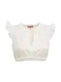 Krüger Damen Dirndlbluse ZUA Offwhite 44