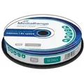 MediaRange DVD+R DoubleLayer Rohlinge-Spindel, 240Min./ 8,5GB/ 8x Inhalt: 10 DVD