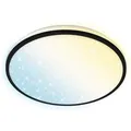 Brilo LED-Deckenleuchte Ivy Sky S B-Smart Dimmbar Schwarz 24 W