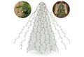 Salcar LED-Lichterkette LED Lichterkette Weihnachtsbaum mit Ring weihnachtsbaumbeleuchtung, 9 Modi/ 3m 10 Girlanden für 120cm - 350cm Tannenbaum