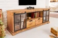 riess-ambiente Lowboard HERITAGE 160cm natur - Pinienmassivholz, Metall, Stauraum, TV Board (Einzelartikel, 1 St), Industrial Vitrine - ideal für Landhaus Arbeits-, Schlaf- & Wohnzimmer