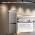 GBBS514CPY 220 l / 113 l Kühl-Gefrierkombi freistehend NoFrost 169 kWh Jahr (Silber)