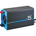 ECTIVE Reiner Sinus Wechselrichter SSI 15-1500W, 20A, 24V auf 230V, Überlastschutz, Überhitzungsschutz, mit MPPT-Laderegler - Spannungswandler, Umwandler, Stromwandler, Batterieladegerät