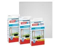 tesa Insektenschutz-Fensterrahmen Insect Stop Standard Fliegengitter für Fenster - 1.0 m : 1.0 m, (Packung, 3-St., Fliegennetz, Klettband), Insektenschutzgitter -Fliegenetz ohne Bohren-zuschneidbar