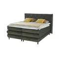 bobb Boxspringbett mit Stauraum   ¦ grün ¦ Maße (cm): B: 212 H: 134