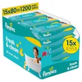 Pampers Sensitive Feuchttücher Sanfte Reinigung Hautschutz Baby 1200 Stück