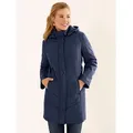 Langjacke CLASSIC BASICS, Damen, Gr. 44, blau (marine), 100% Polyester, Futter und Wattierung:100% Polyester, unifarben, Jacken