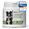 REAVET Grünlippmuschel Kapseln 100Stk für Hunde, Naturrein Grünlippmuschelpulver