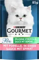 PURINA Gourmet Perle Erlesene Streifen Katzenfutter nass, mit Forelle (26 x 85g)