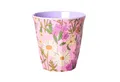 rice Becher Rice Mittelgroße Becher - Hellrosa - Daisy Dearest Print, 1-tlg., Melamin