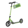 HUDORA Scooter Start 200 - green - Höhenverstellbarer & zusammenklappbarer Cityroller - Kinder- & Erwachsenenroller für bis zu 100kg