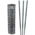 Aquagart 50m Wildzaun Forstzaun 100/15/15 + Z-Profil Zaunpfosten Weidezaun
