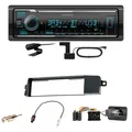 Kenwood KMM-BT508DAB Bluetooth Digitalradio USB Einbauset für BMW 3er E46