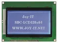 Joy-it LCD-Display Weiß Blau 128 x 64 Pixel (B x H x T) 93 x 70 x 12 mm
