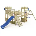 Klettergerüst Smart Arch Kinderspielturm Mit Kletternetz Und Wackelbrücken, Ritterburg, Riesiger Sandkasten, Ladentheke, Picknicktisch, Kletterwand, Kletterseil, 10 Jahre Garantie, Extrem Witte - Wickey