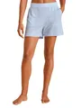 CALIDA Deepsleepwear Cooling Shorts Damen, luftig und temperaturausgleichend, mit breitem Softbund Harmony Blue 36-38