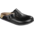Clog Boston SL Gr.42 schwarz Obermaterial:Leder EN20345 SRA BIRKENSTOCK