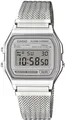 Casio A158WEM-7EF Vintage Digital Klassisch Armband Uhr aus Stahl