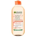 Garnier Sanftes Mizellen Peelingwasser, Reinigungswasser zur Entfernung von Make-Up Resten und abgestorbenen Hautschuppen, SkinActive, 1 x 400 ml