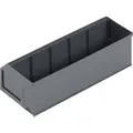 66027 Sichtlagerkasten (l X B X H) 300 X 91 X 81 Mm Dunkelgrau 1 St. - Alutec