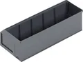 Alutec 66027 Sichtlagerkasten (L x B x H) 300 x 91 x 81mm Dunkelgrau 1St.
