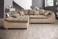 Home affaire Ecksofa Imola, bequem, aktuelle Steppung im Sitz, L-Form, Breite 270cm, wahlweise mit Bettfunktion