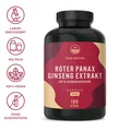 Roter Panax Ginseng, 180 Kapseln (90 Tage Vorrat), 20% Ginsenoside, TRUE NATURE®