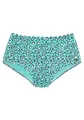 LASCANA Highwaist-Bikini-Hose Mae softe Microfaser, Mix-Kini, mint-bedruckt