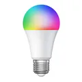 ledscom.de E27 LED RGB Leuchtmittel, A60, warmweiß - kaltweiß (3000-6500 K), 9,4 W, 892lm, Smart Home, WLAN, Alexa, matt