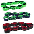 Sport-Thieme Fitnessband aus Stoff | Elastisches Textilband, Gymnastikband, Widerstandsband mit Schlaufen | In DREI Zugstärken erhältlich | L: 96 cm | Latex-Polyesterfäden