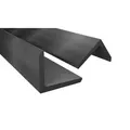 Endorphin Terrassendielen ® WPC Abschlussleisten 5er Set Hellgrau 220cm Winkelprofil 5,5 x 4,5cm grau