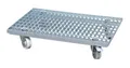 Bauer Gitterrost-Rollwagen, innerbetrieblich, verzinkt, 1185 x 785 mm 308948