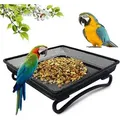 Feinmaschige Bodenfutterstation Metallgeflecht Wildvögel Futterschale