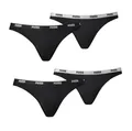 Puma - Bikini Slip - 4er Pack - schwarz  - Größe XS / 36