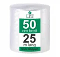 LPF dieLUFTPOLSTERFOLIE Schutzfolie Luftpolsterfolie Große Noppen (3cm) Breite 50cm x Länge 25m / 100my