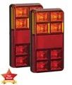 LED Heck- oder Rückleuchte, 2 Stück, Serie 151, Blink-, Schluß-, Bremsleuchte,