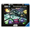 Ravensburger Puzzle 2D 1000 elementów: Star Wars TIE Fighter Cockpit, Nowy Design