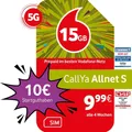 Prepaid CallYa S | 15 GB statt 10 GB | 10 EUR Startguthaben | ohne Vertrag | 5G