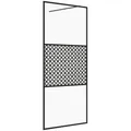 vidaXL Duschwand Walk In Duschwand für Begehbare Dusche mit Klarem ESG Glas 90x195 cm weiß