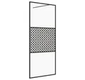 vidaXL Duschwand Duschwand für Begehbare Dusche mit Klarem ESG Glas 90x195 cm
