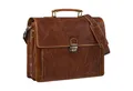 STILORD Laptoptasche "Stanley" Aktentasche Herren Leder mit Schloss für Laptop bis 17 Zoll