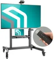 ONKRON TV-Ständer ONKRON 50-100 Zoll, bis 120 kg, TS1991E-B, (bis 100,00 Zoll, TV Ständer mit Motor, TV Ständer, Automatische Höhenverstellung mit Fernsteuerung, TV Standfuss)