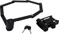 FISCHER Falt-Fahrradschloss XL mit Halter, Länge: 1.100 mm