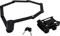 Fischer Faltschloss XL 110 cm mit Halter  Fahrradschloss