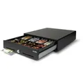 Safescan SD-3540 Kassenschublade, 35 x 40,5 cm, 4 Schein- und 8 Münzfächer, elektrisch über RJ12