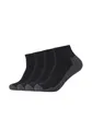 Camano Kurzsocken function (4 Paar) mit entlastender Halbplüschsohle