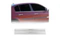 OMAC Zierleisten-Aufkleber Fensterleisten für Renault Megane 2002-2009 Kombi Stufenheck Chrom, (4tlg), Langlebig,Einfache Reinigung,Einfache Installation,Rostbeständig