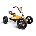 BERG Buzzy Orange Go-Kart für Kinder ab 2 Jahren, Oranges Tretfahrzeug Kettcar, Kindergokart Tretauto mit verstellbarem Lenker und Sitz
