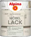 Alpina Bad & Küche Möbel-Lack Kreidefelsen – seidenmatter Lack für Bad- & Küchenmöbel aus Holz & MDF, streichfertig, hochdeckend & feuchtraumgeeignet, ideal für DIY-Renovierung – 0,75L
